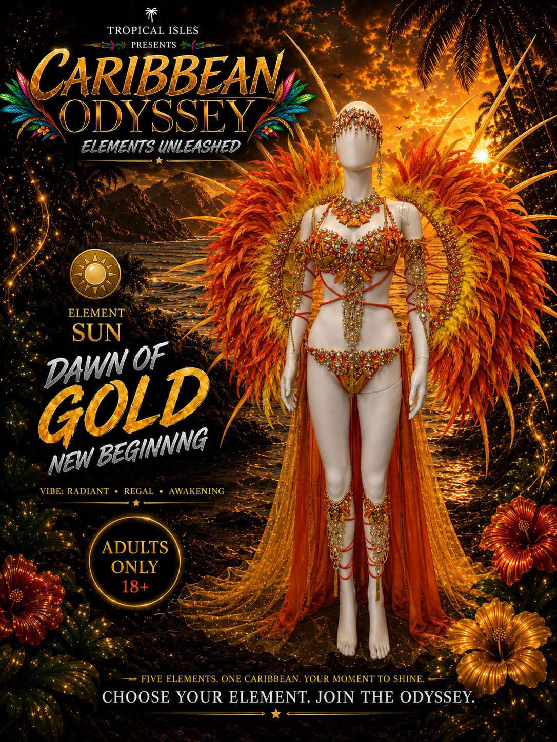 Dawn New Beginning Costume with Backpack - Women’s