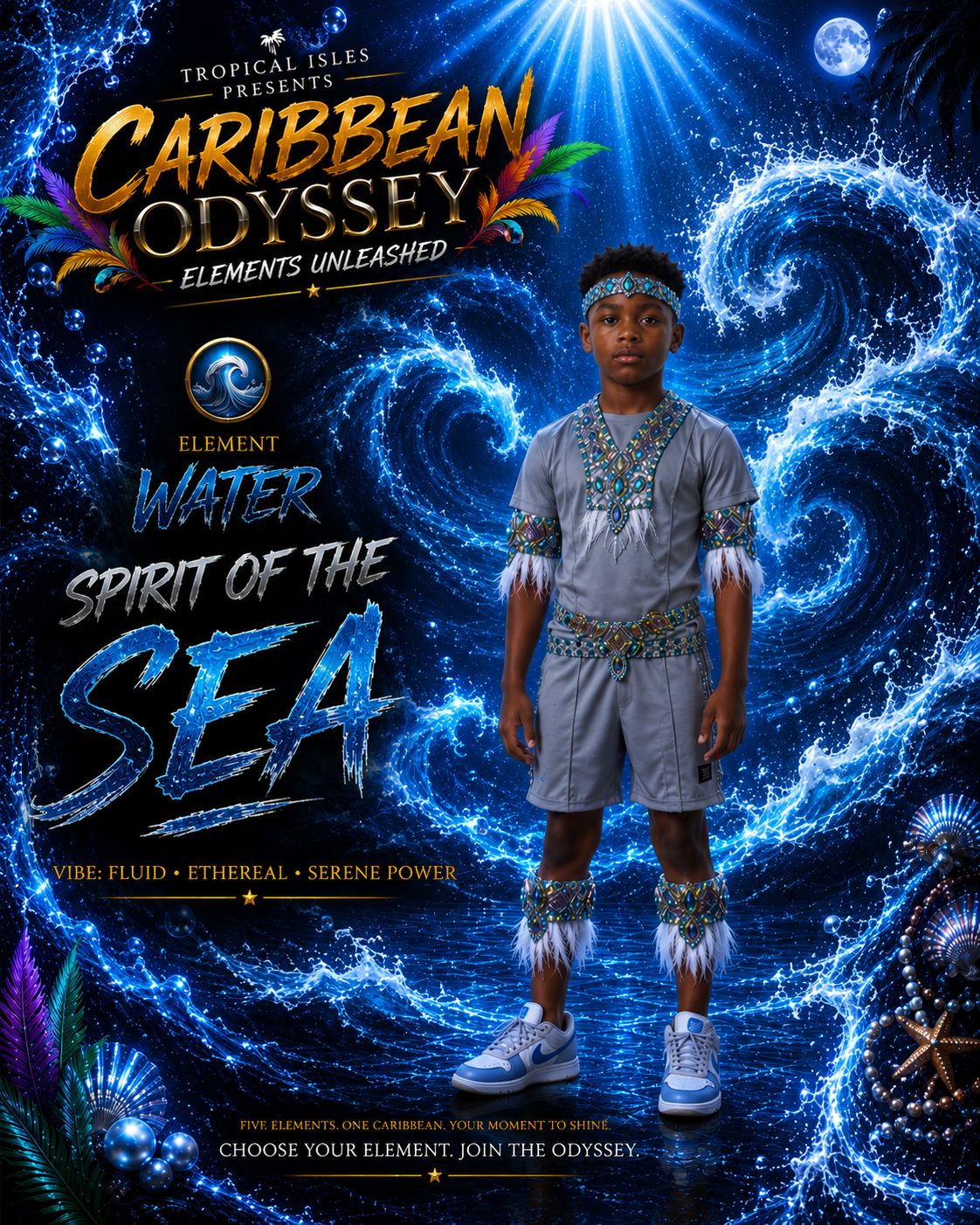 Water Boys Costume (6-12 years)
